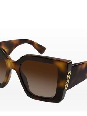 NEW Gucci GG2039S-002  Tortoise  Cat Eye Sunglasses 51-19-130